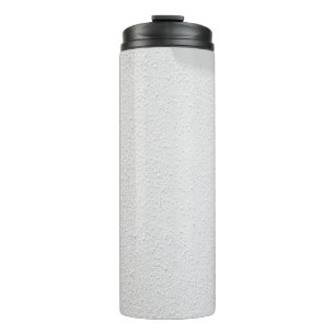 Wand aus weißem Beton Thermosbecher