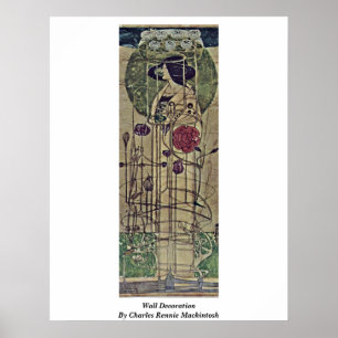 Wand-Dekoration durch Charles Rennie Mackintosh Poster
