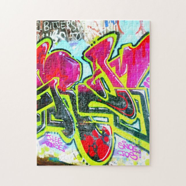 Wand-Graffitipuzzlespiel (Vertikal)