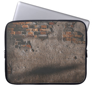 Wand mit gebrochenen Ziegeln Laptopschutzhülle