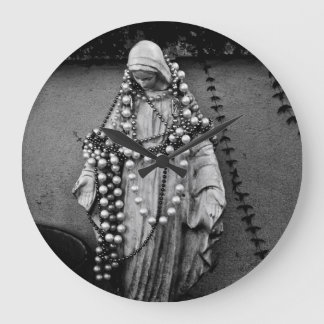 Wand-Uhr Jungfrau-Marys Madonna Große Wanduhr
