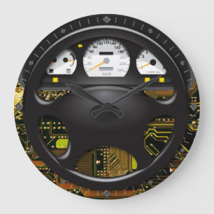 Wand-Uhr-Wahlen des Auto-Rad-2 Große Wanduhr