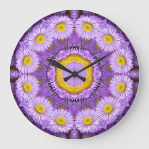 Wand-Uhren des Blumen-Dekor-51 u. Zahlwahlen Große Wanduhr