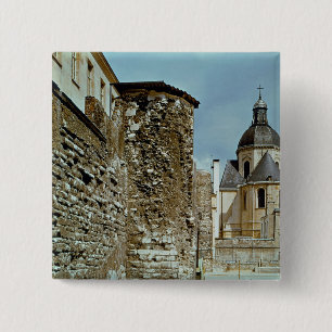 Wand von Rue-DES Jardins Philippe Auguste Button