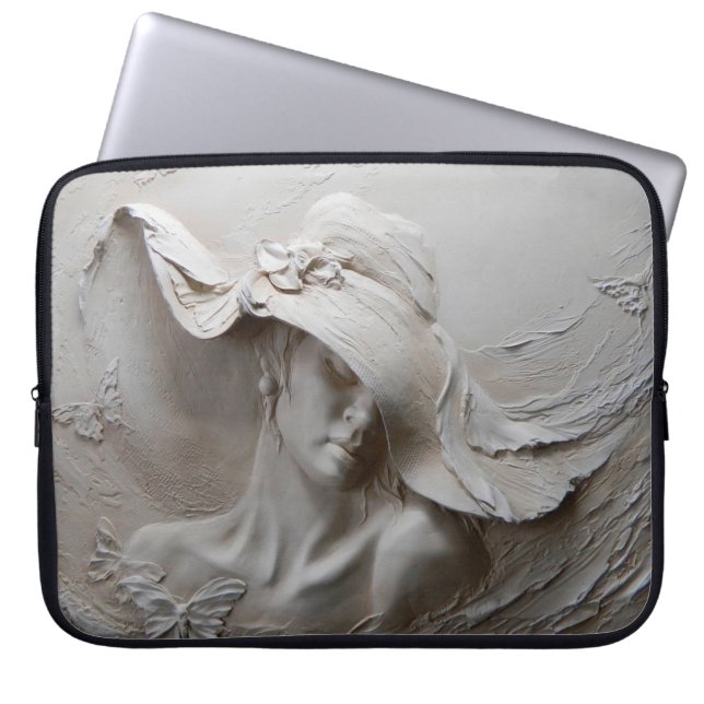 Wand-Wandmalerei 3d Illusion 3d,Hintergrund,Kunst, Laptopschutzhülle (Vorderseite)