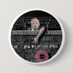 Wand weg vom Trumpf Button