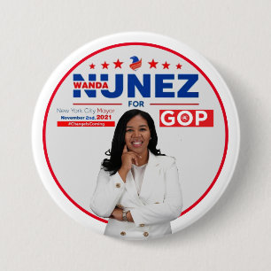 Wanda Nunez für NYC-Bürgermeister Button