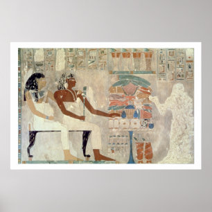 Wandbild vom Grab von Rekhmire, Thebes, d Poster