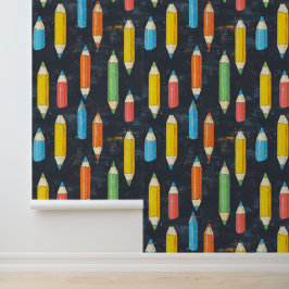 Wanddekor der Schule oder des Kindergartens - farb Tapete