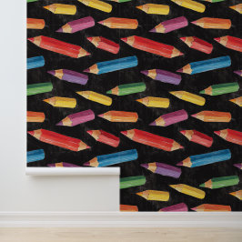 Wanddekor der Schule oder des Kindergartens - farb Tapete