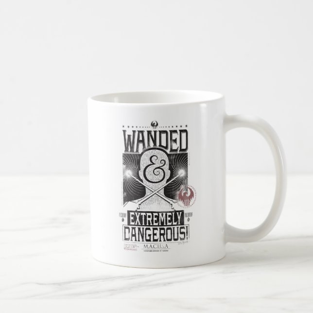 Wanded & Extrem gefährliches Gewollt Poster - Schw Kaffeetasse (Rechts)