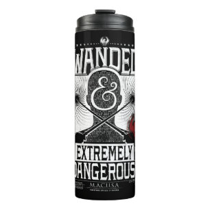 Wanded & Extrem gefährliches Gewollt Poster - wei Thermosbecher