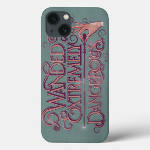 Wanded und extrem gefährliche Grafik - rosa iPhone 13 Hülle