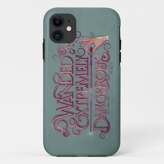 Wanded und extrem gefährliche Grafik - rosa Case-Mate iPhone Hülle (Rückseite)