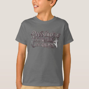 Wanded und extrem gefährliche Grafik - weiß T-Shirt
