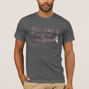 Wanded und extrem gefährliche Grafik - weiß T-Shirt
