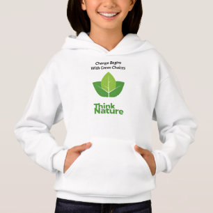 "Wandel beginnt mit grünen Entscheidungen" Mutter Hoodie