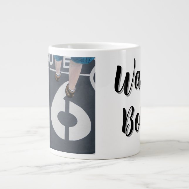 Wander Boldly Jumbo-Tasse (Vorderseite)