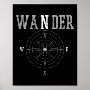 Wander Comp Wandern Camping Abenteuer Poster