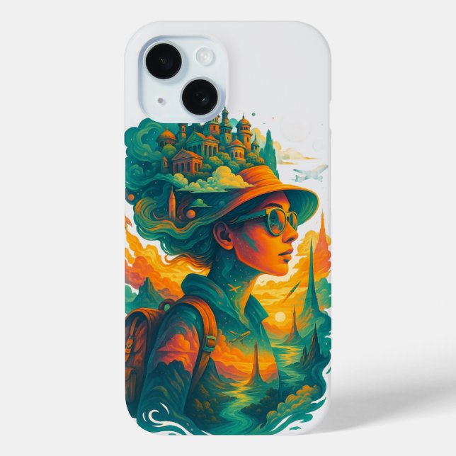 Wander far. Dream big. Live free. Case-Mate iPhone Hülle (Rückseite)