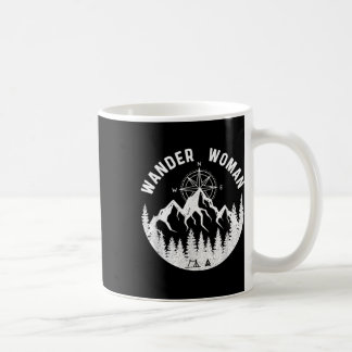 Wander Frau Wandern Abenteuer Camping Frauen Straß Kaffeetasse