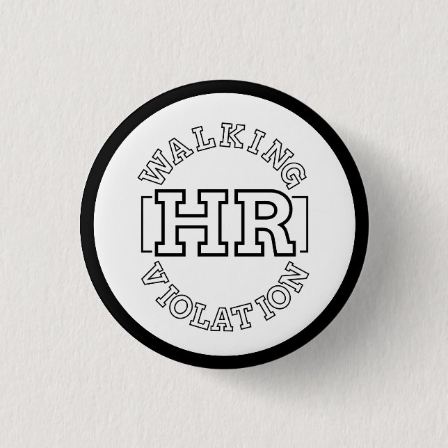 Wander-HR-Verletzung Button (Vorderseite)