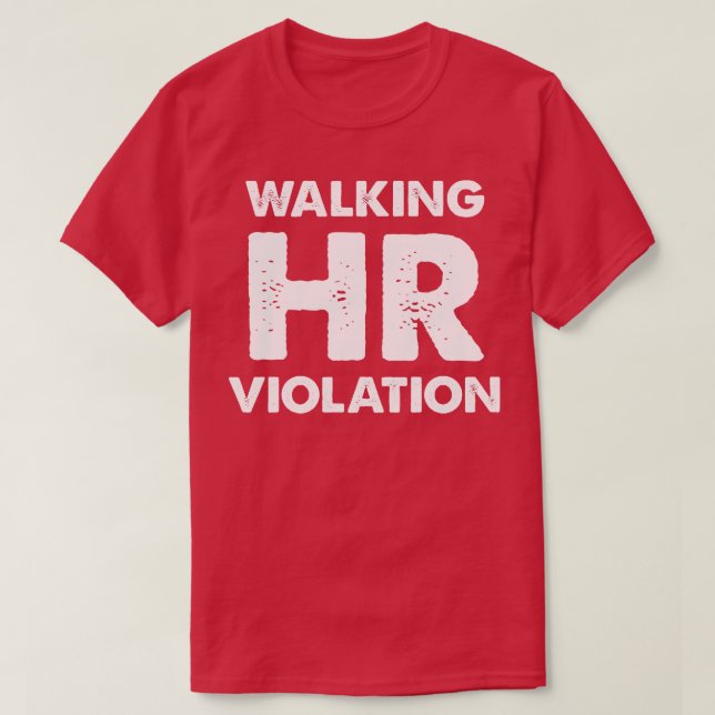 Wander-HR-Verletzung T-Shirt (Design vorne)