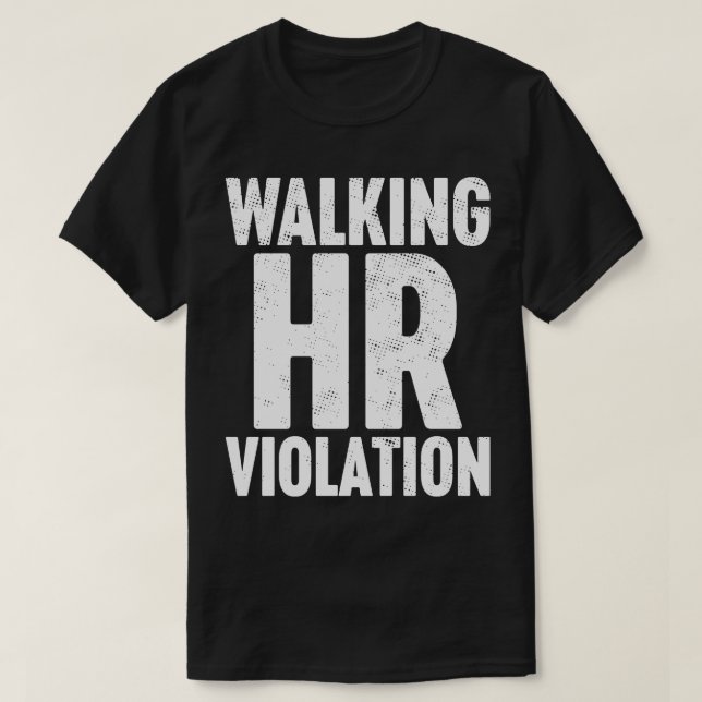Wander-HR-Verletzung weiß T-Shirt (Design vorne)
