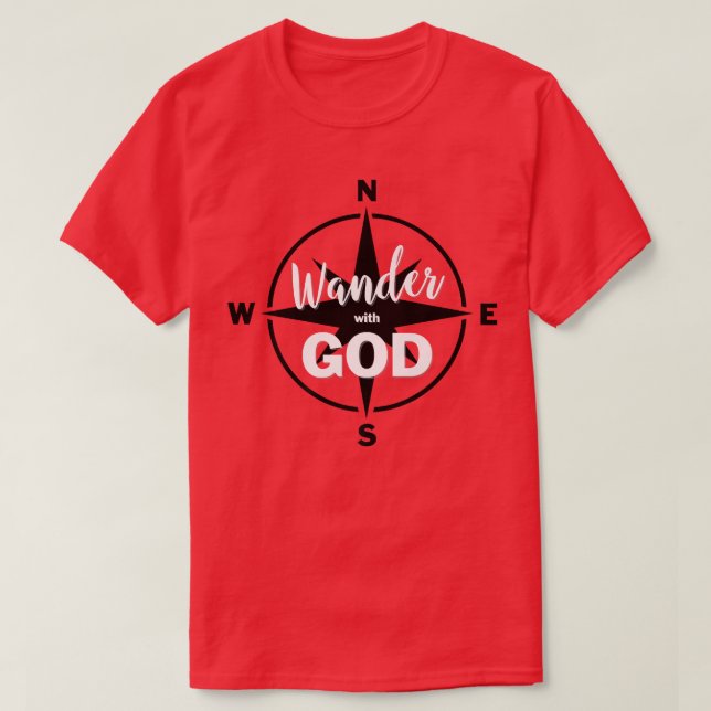 Wander mit Gott Premium T-Shirt (Design vorne)