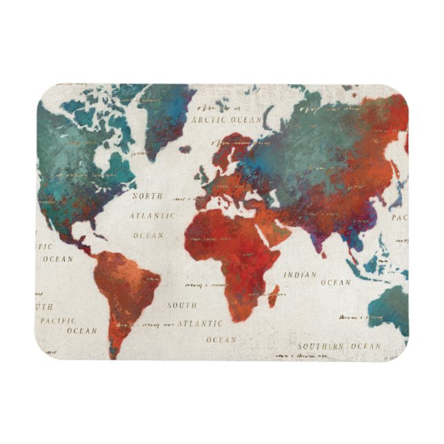 Wander oft immer mit Zitat zuordnen Magnet (Horizontal)