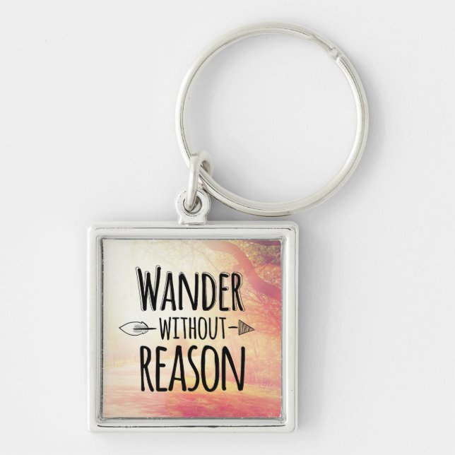 Wander ohne Grund Schlüsselanhänger (Vorne)