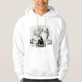 Wander, Ride, wiederholen moto boho Hoodie