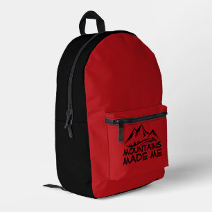 Wander-Rucksack mit lustigem Wander-Spruch Bedruckter Rucksack
