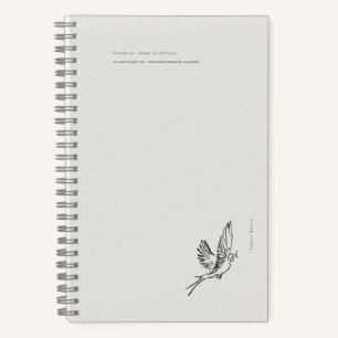 Wander-Schwalbe - Naturalist Menagerie Archiv Notizbuch