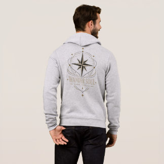 Wander Soul North Star Erwachsene Reißverschluss-S Hoodie