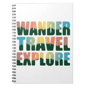 Wander Travel Exploration - Travel Lover Notizblock