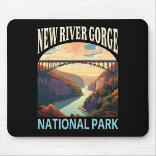 Wander- und Campingausflug im New River Gorge Nati Mousepad