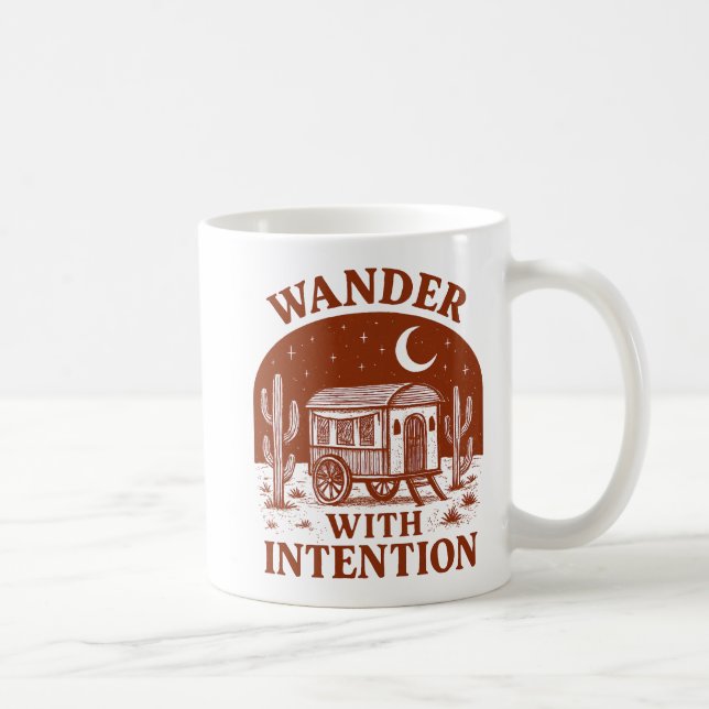Wander With Intention Desert Wagon Adventure Kaffeetasse (Rechts)