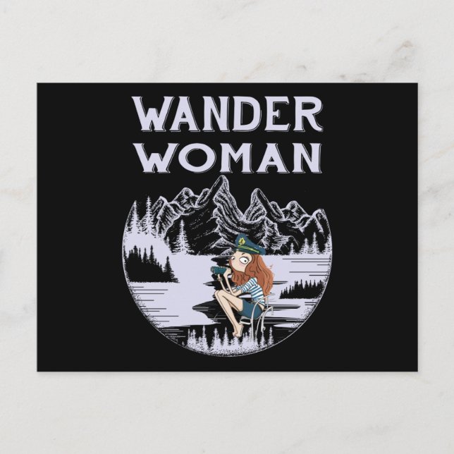 Wander Woman Postkarte (Vorderseite)