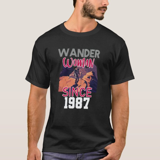 Wander woman since 1987 T-Shirt (Vorderseite)