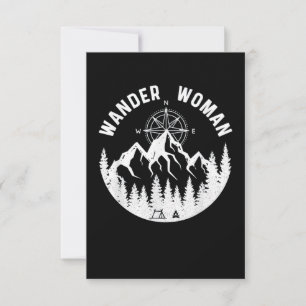 Wander Woman Wandern Karte