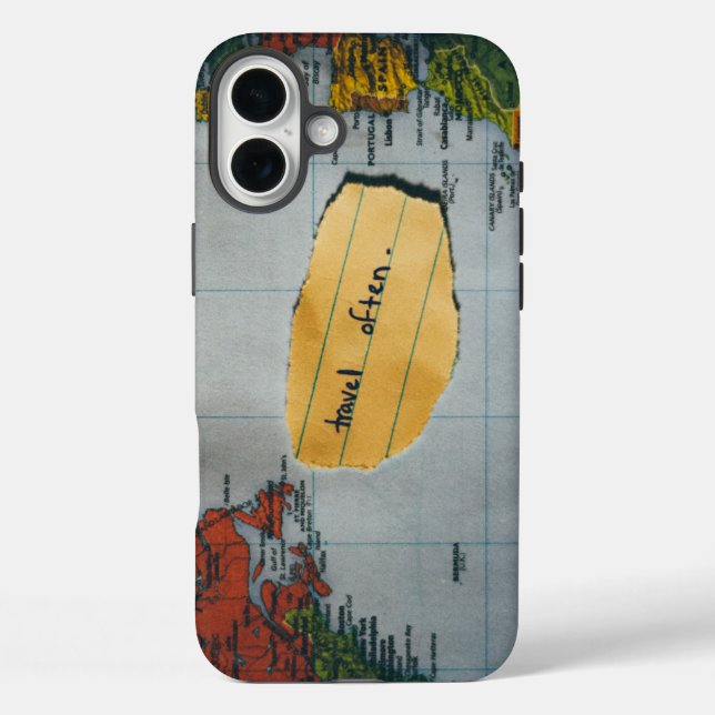 WanderArmor iPhone 16 Pro Fall - Plus Hülle (Rückseite)
