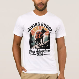 Wanderbegleiter-Hundeliebhaber-Abenteuer-T-Shirt T-Shirt