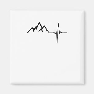 Wanderberge Herzschlag Magnet