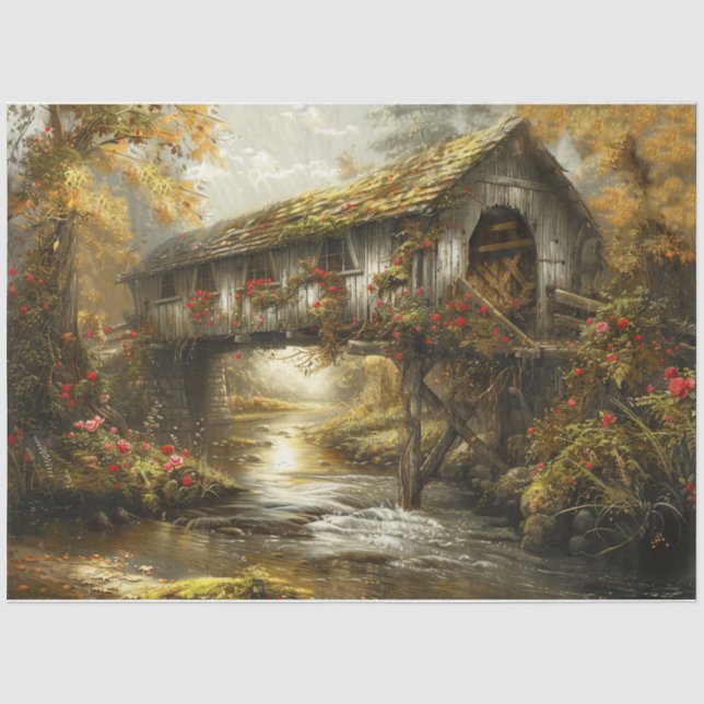 Wanderbrücke Seidenpapier (Vorderseite)