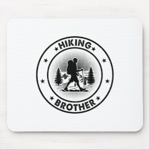 Wanderbruder Bergwanderer Bruder  Mousepad