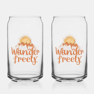 Wandere Frei Natur Reise Wander Zitat Dosenglas