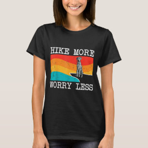 Wandere mehr, sorge dich weniger blau merle dane G T-Shirt