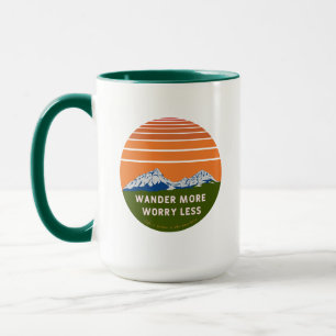 Wandere mehr, sorge dich weniger tasse