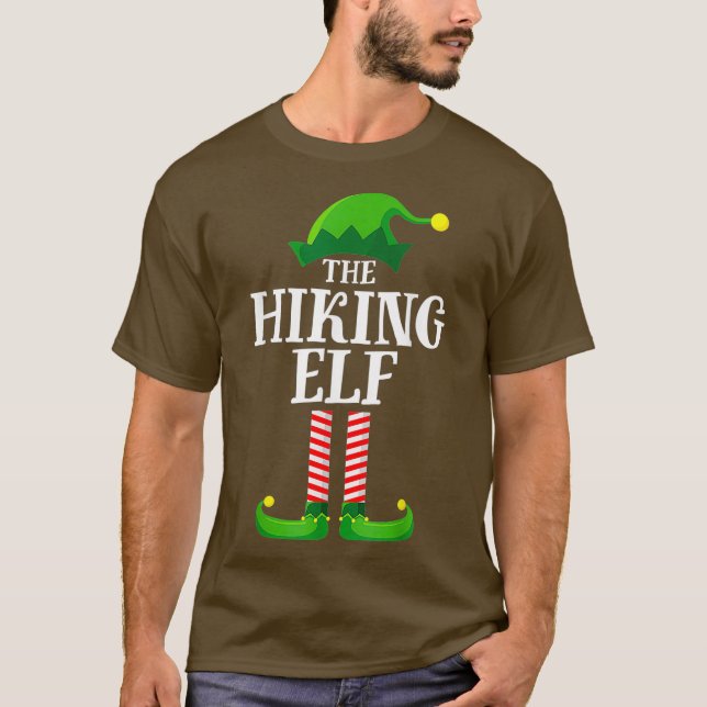 Wanderelf Matching Familiengruppe Weihnachtsfest P T-Shirt (Vorderseite)